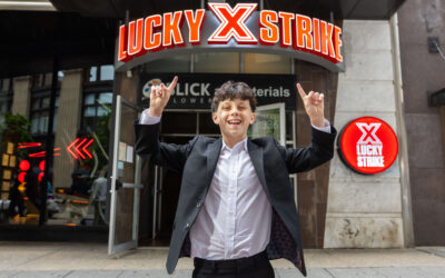 Soccer Theme Bar Mitzvah at Lucky Strike in Philadelphia
